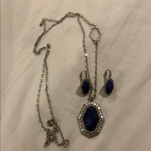 Chloe+Isabel long statement necklace and earrings